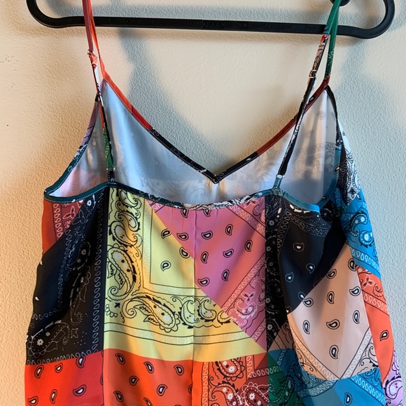 Staud Bandana Patchwork Tank Top - Picture 3 of 3